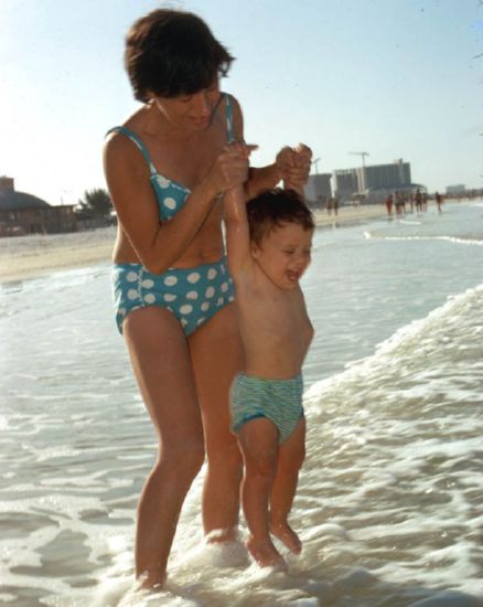   at Xmas-time 1974 in Clearwater Beach, Florida